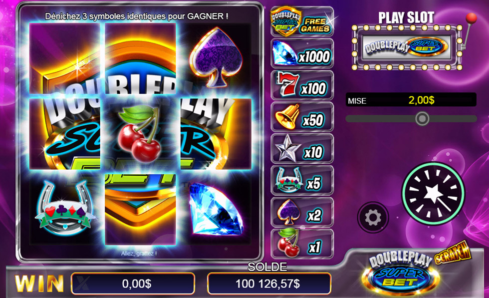 Doubleplay Superbet™ Scratch