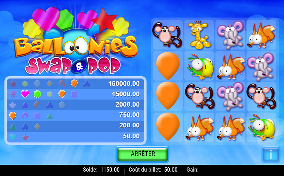 Balloonies Swap and Pop