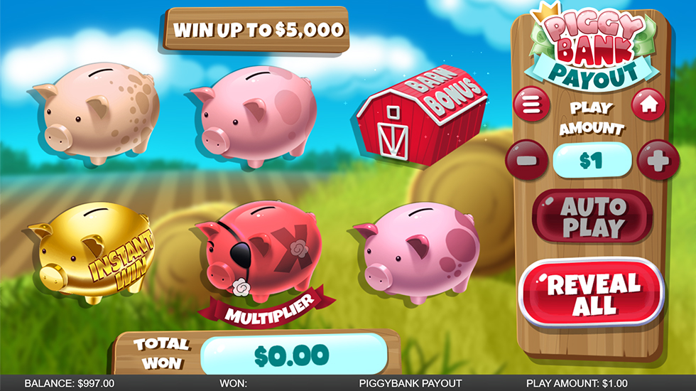 Piggy payout slots
